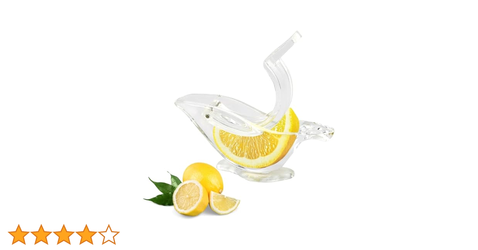 KINUO Manual Lemon Juicer,acrylic Manual Lemon Slice